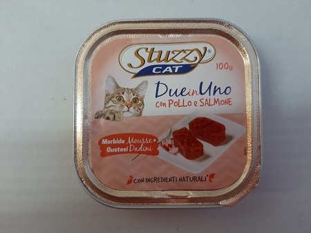 CAT DUO POLLO-SALMONE GR 100 STUZZY