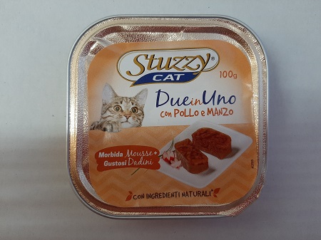 CAT DUO POLLO-MANZO GR 100 STUZZY