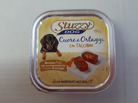 DOG CUORE DI ORTAGGI CON TACCHINO GR 150 STUZZY