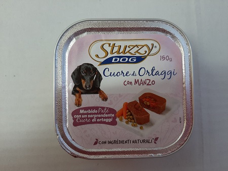 DOG CUORE DI ORTAGGI CON MANZO GR 150 STUZZY