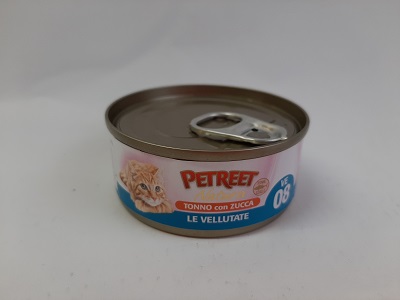 A 76 VELLUTATE TONNO CON ZUCCA 70 G PETREET