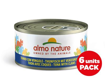 NATURAL CATS 6X70 GR.TONNO CON  ALMO NATURE