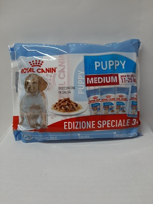 MEDIUM PUPPY MULTIPAC 4X140 GR ROYAL CANIN