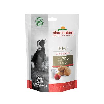HFC CONFISERIE DOG 6 BISCOTTI DA 10 GRAMMI CON MELA E YOGURT ALMO NATURE