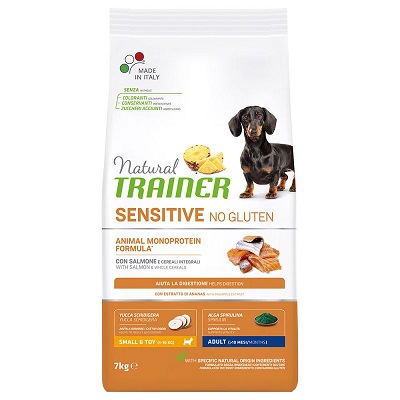 SENSITIVE AD MINI SALMONE 7 KG NATURAL TRAINER
