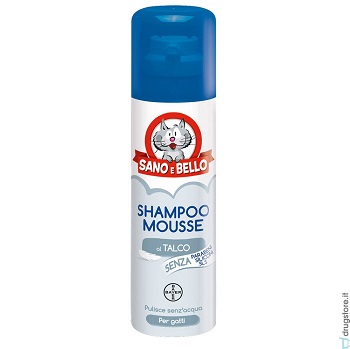 SHAMPOO MOUSSE A SECCO GATTI 200 ML BAYER
