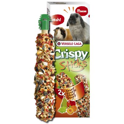 STICKS PER CONIGLIETTI E CAVIE 2 X 55 g  GUSTO FRUTTA