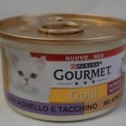GOURMET GOLD INTRECCI DI SAPORE TACCHINO E AGNELLO GR.85