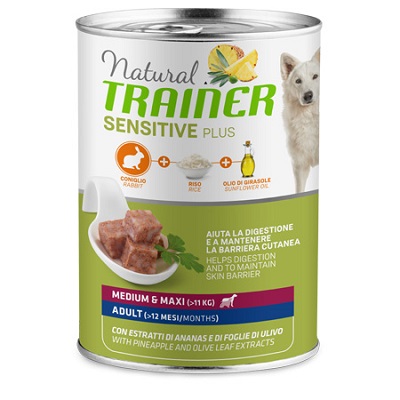 SENSITIVE PLUS AD M/M GR 400 CONIGLIO NATURAL TRAINER