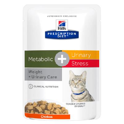PD FELINE METABOLIC+URINARY STRESS BUSTA GR.85 HILL'S