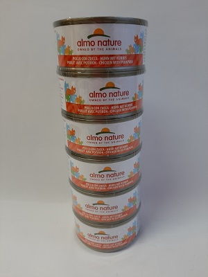 6X70 G POLLO CON ZUCCA ALMO NATURE