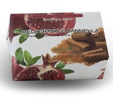 SAPONE NATURALE 100 GR MELOGRANO E CANNELLA