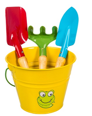 SET ATTREZZI E SECCHIELLO KIDS GARDEN STOCKER