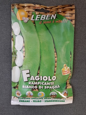 FAGIOLO RAMPICANTE BIANCO DI SPAGNA