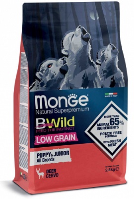 BWILD LG DOG PUPPY CERVO KG 12 MONGE