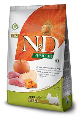 N&D PUMPKIN ADULT MINI CINGHIALE 800 GR