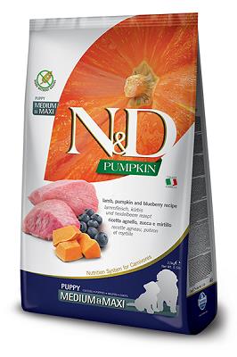 N&D PUMPKIN PUPPY MED/MAX AGNELLO 2,5 KG
