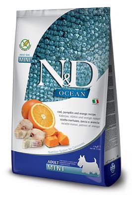 N&D OCEAN DOG PUMPKIN MINI MERLUZZO 2,5 KG