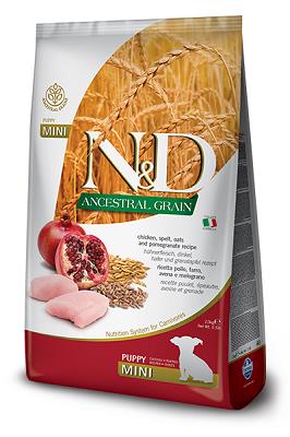 N&D LOW GRAIN DOG MINI PUPPY POLLO 2,5 KG