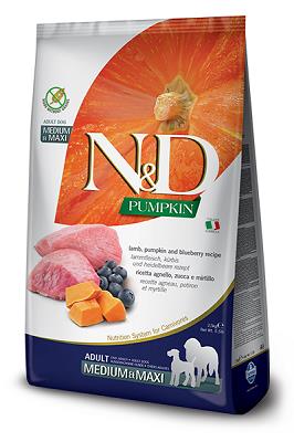 N&D PUMPKIN ADULT MED/MAX AGNELLO 12 KG