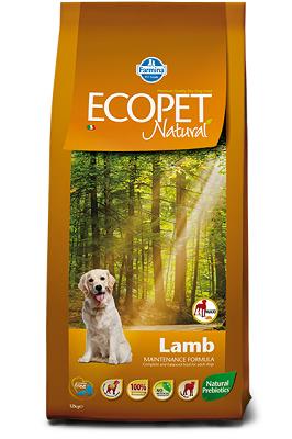 ECOPET NATURAL MAXI ADULT LAMB 12 KG