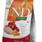 N&D PUMPKIN GATTO QUAGLIA NEUTERED 300 GR
