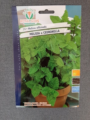 BUSTA ORTO MELISSA O CEDRONELLA RS