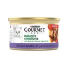 GOURMET NATURE'S CREATIONS RICCO DI AGNELLO,GUARNITO CON POM.E PASTINACA GR 85