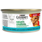 GOURMET NATURE'S CREATIONS RICCO DI TONNO GUARNITO CON POM.E RISO GR 85