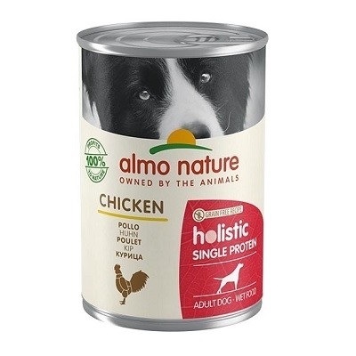 HOLISTIC MONOPROTEIN DOGS 400 G POLLO  ALMO NATURE