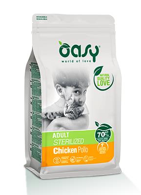 DRY CAT SUPERIOR ADULT STERILIZED POLLO KG 6 OASY