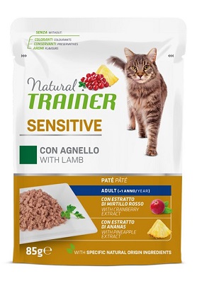 CAT SENSITIVE AGNELLO BUSTA 85 G NATURAL TRAINER