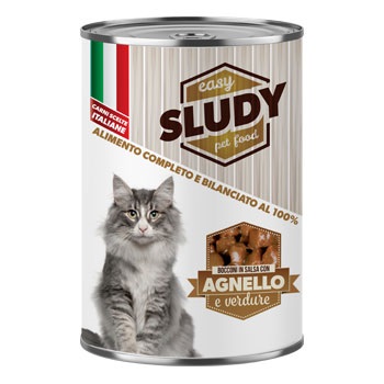 BARATTOLO GATTO CAT AGNELLO/VERDURE G 400 SLUDY
