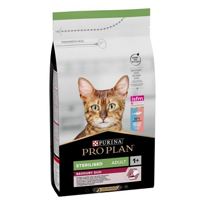 PRO PLAN DUO CAT STERILISED KG 1,5 MERLUZZO CON TROTA PURINA