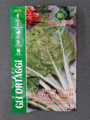 BUSTA ORTO MAXI BIETOLA DA COSTE BIONDA DA TAGLIO A COSTINA BIANCA
