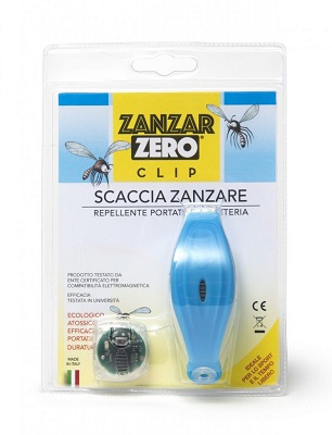 ZANZAR ZERO CLIP SCACCIA ZANZARE PORTATILE