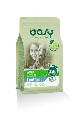 DRY DOG ADULT MEDIUM AGNELLO KG 12 OASY