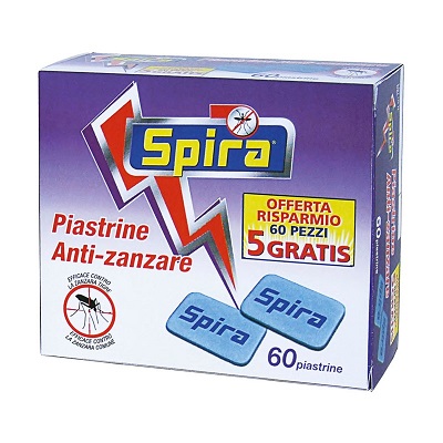 SPIRA PIASTRINA ANTIZANZARE 60 PZ