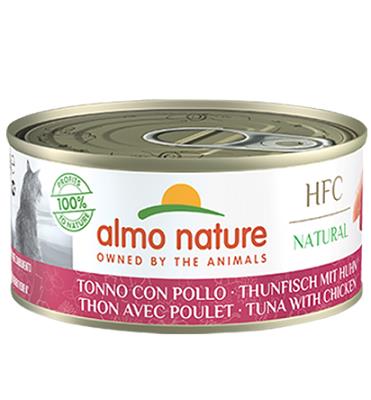 HFC NATURAL CATS 150 GR TONNO E POLLO ALMO NATURE