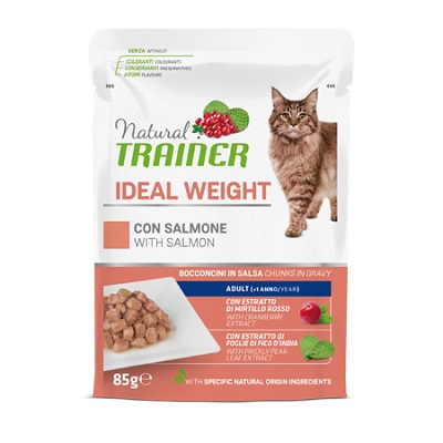 CAT IDEAL WEIGHT 85 G SALMONE NATURAL TRAINER