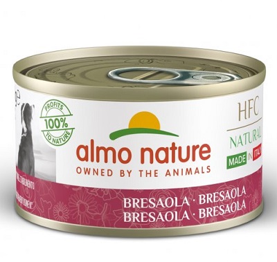 HFC NATURAL DOGS MADE IN ITALY 95 G BRESAOLA ALMO NATURE