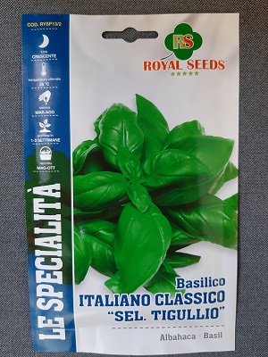 BUSTA ORTO BASILICO ITALIANO CLASSICO TIGULLIO RS