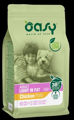 DRY DOG ADULT LIGHT IN FAT POLLO KG 3 OASY