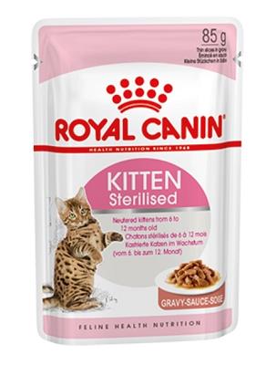 KITTEN STERILISED GRAVY GR 85 ROYAL CANIN