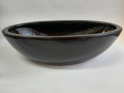 OVALE SIAN CM 33X18 NERO