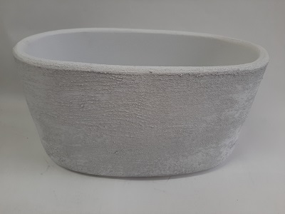 CASSETTA ERIKA CM 28X14 H 14 BIANCO ANTICO