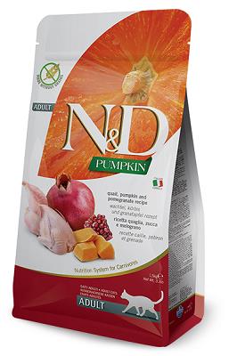 N&D PUMPKIN GATTO QUAGLIA E MELOGRANO KG 5