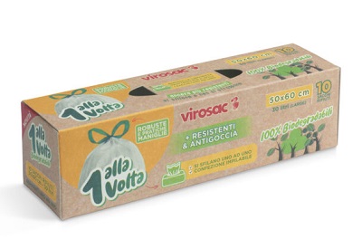 SACCO RIFIUTI BIO 50X60 PZ 10 VIROSAC
