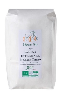 FARINA INTEGRALE KG 1 VALLESINA BIO