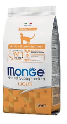 CAT NATURAL LIGHT TACCHINO KG 1,5 MONGE